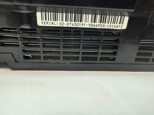 PlayStation 3 موديل CECHA12 نسخة الإطلاق