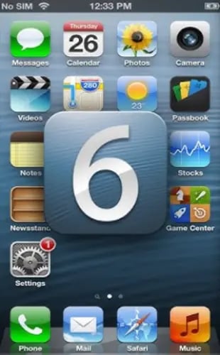 خدمة تعديل ايفونات 4s المستخدمة إلى iOS 6