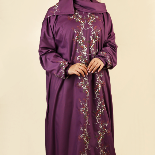 Prayer prayer sheet cloud embroidered purple