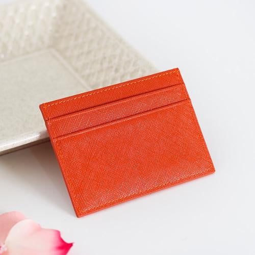 حامل بطاقات وهج - برتقالي