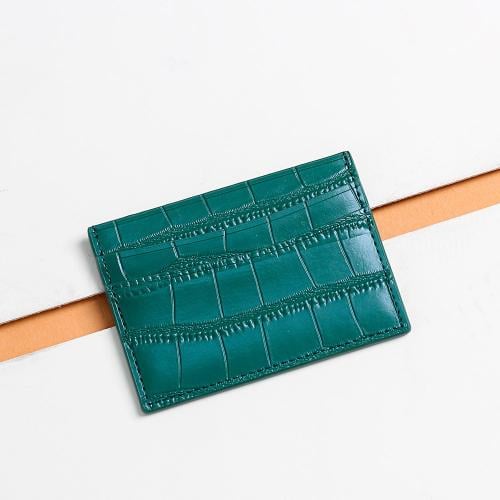 حامل بطاقات رقة - أخضر