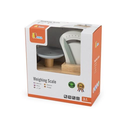 الميزان الخشبي الأبيض