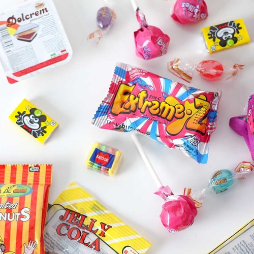 كيس توزيعات حلويات - شامل الحلويات