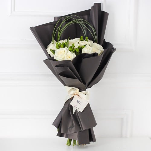 باقة الجوري الأبيض