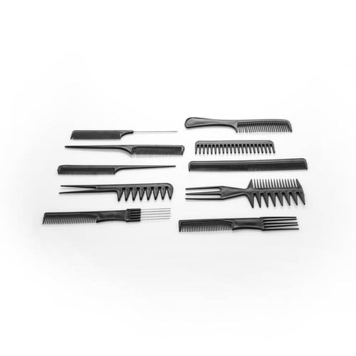 طقم من 10 قطع من مشط الشعر