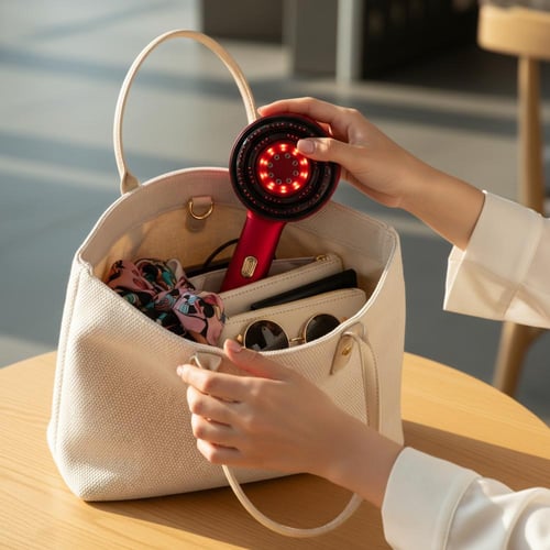 فرشاة تدليك لفروة الرأس وأداة توزيع الزيت