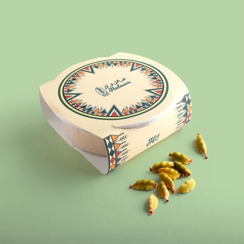 حلاوة طحينية بالهيل