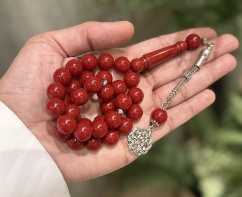 بكلايت قرمزي 33 خرزة