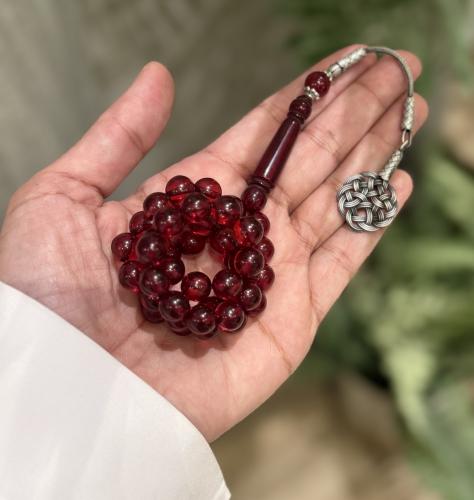 بكلايت برقندي حرباء فضة