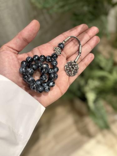 عقيق رخامي فضة