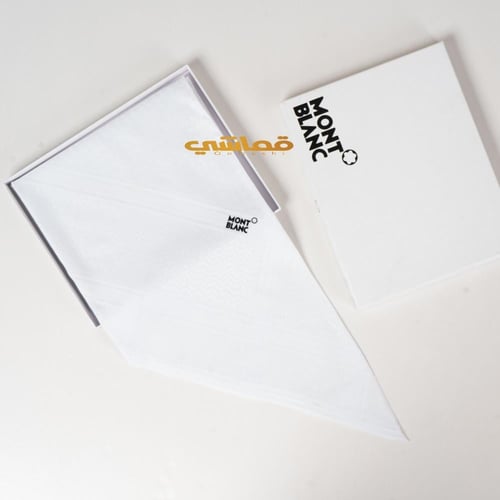 شماغ مونت بلانك ابيض إنجليزي2025