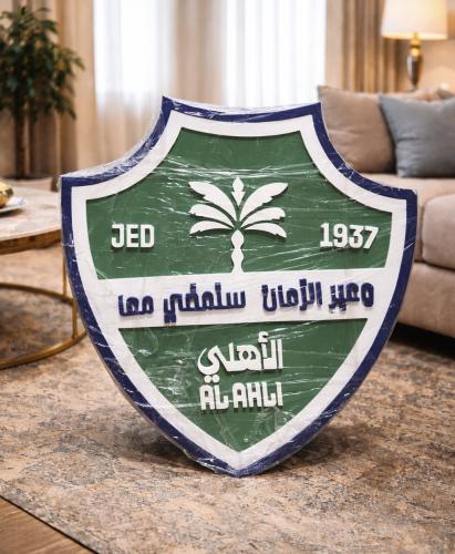 شعار النادي الأهلي السعودي ديكور جداري فاخر | لوحة...