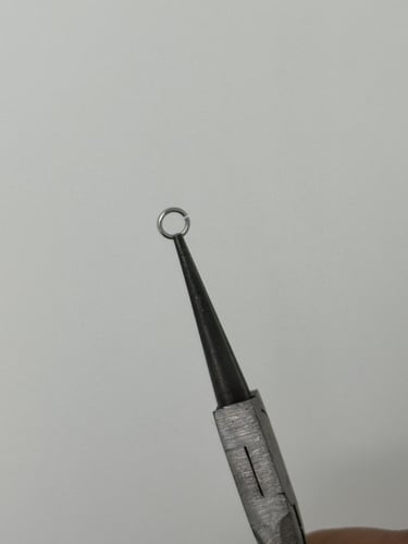 حلقات مطليه ذهب لون فضي