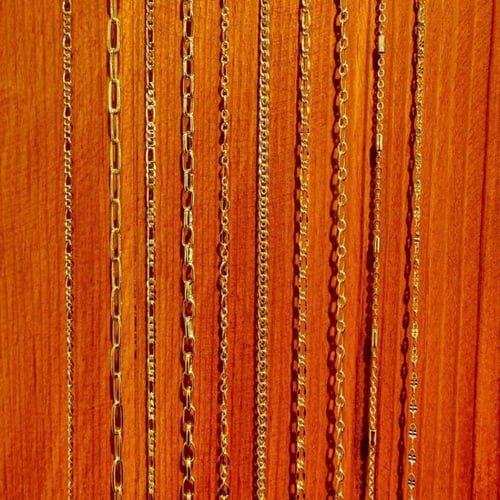 خلخال مطليه ذهب -049