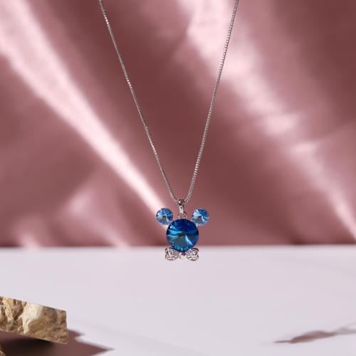 سلسلة فضية بتعليقة شخصيات ديزني