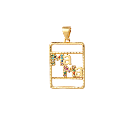 تعليقة مطلية بالذهب