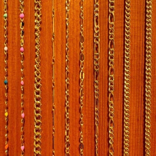 سلسال مطلي ذهب -055