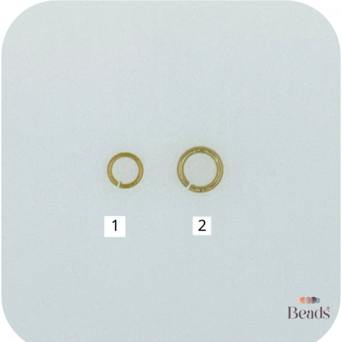 حلقات ذهبي مطلي