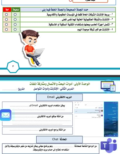 الجزء الثاني من المهارات الرقمية - خامس ابتدائي بن...
