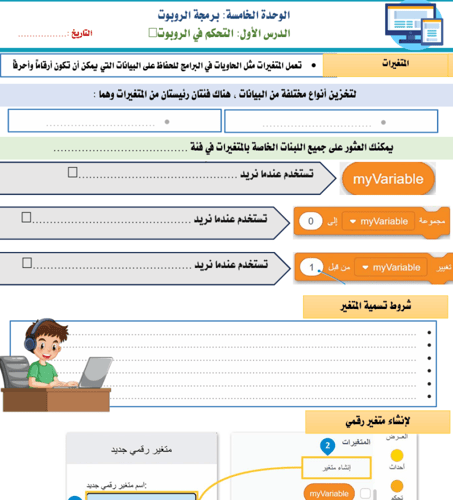 الجزء الثاني من المهارات الرقمية - ثاني متوسط بنين...