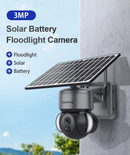 كاميرا WI-FI عبر الطاقة الشمسية تحكم و مراقبة عن ب...
