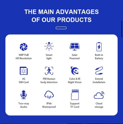 كاميرا 4G عبر الطاقة الشمسية تحكم و مراقبة عن بعد...