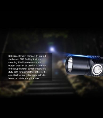 كشاف بقوة 1180لومينز من شركة BORUIT ضد الماء و الس...