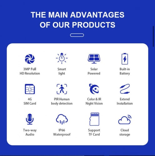 كاميرا WI-FI عبر الطاقة الشمسية تحكم و مراقبة عن ب...