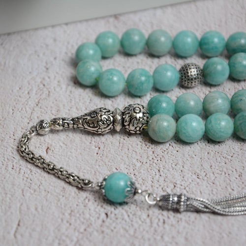 سبحة حجر أمازونيت