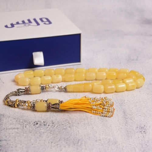 سبحة كهرمان بكركوشة استثنائية