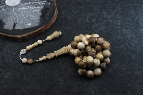 سبحة قرن غزال طبيعي