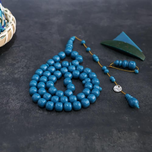 سبحة بولينج قديم تركوازي