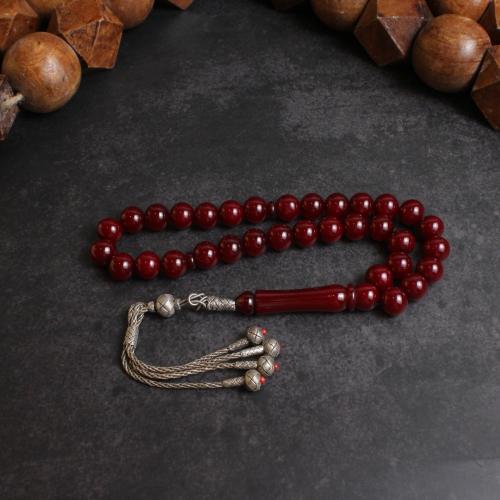 سبحة فاتوران دم غزال كركوشة فضة