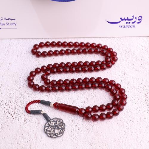 زعفراني دم غزال ٩٩ خرزة