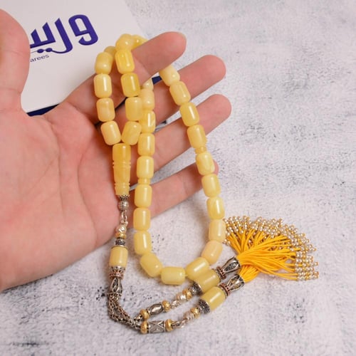 سبحة كهرمان بكركوشة استثنائية