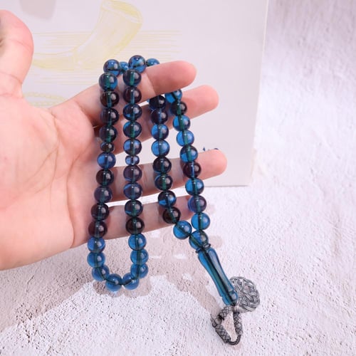 سبحة زعفراني أزرق