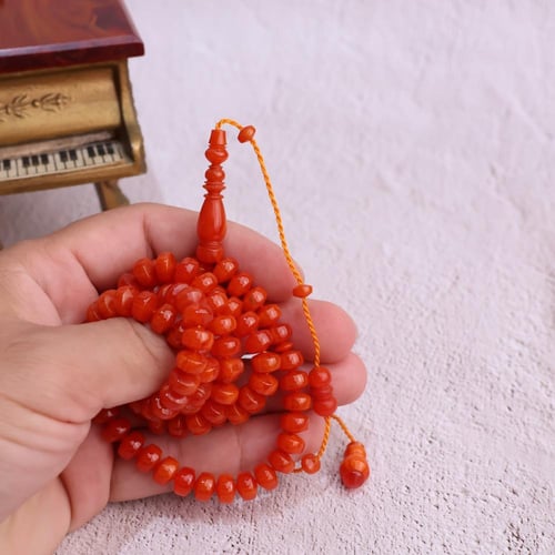 سبحة فاتوران لون مرجاني