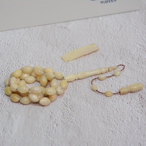 سبحة عظم نعام زيتوني