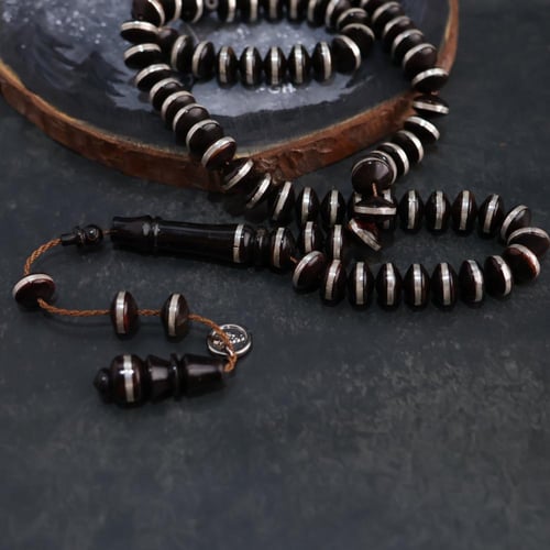 سبحة كوك ٩٩ مطعم بالفضة