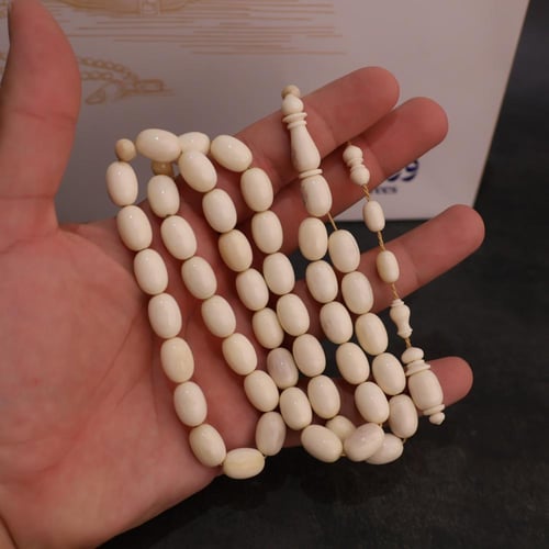 سبحة من عظم الجمل الطبيعي