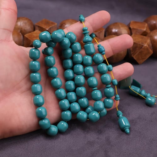 سبحة بولينج قديم تركوازي