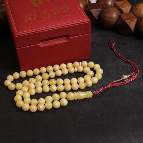 سبحة كهرمان فاخر تايقر