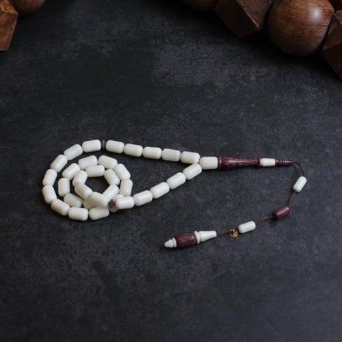 سبحة جوز التوغوا و خشب الورد الأرجواني