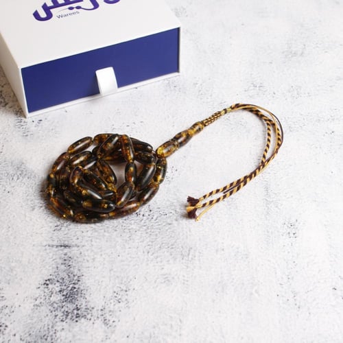 سبحة كهرمان روسي صنوبري