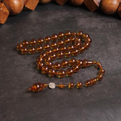 سبحة بكلايت قديم من عصي شفاف منجم