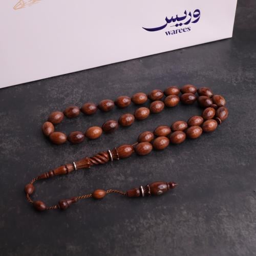 سبحة فاخرة من خشب الثعبان ( Snake wood )