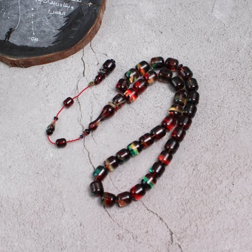 سبحة عنبر كهرمان