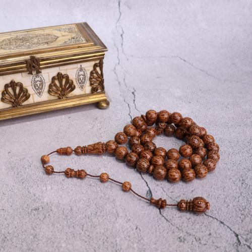 سبحة جذع نخل طبيعي