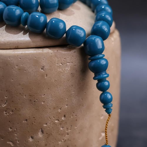 سبحة بولينج قديم تركوازي