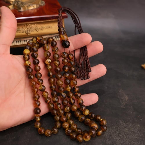 سبحة كهرمان روسي ٩٩ خرزة